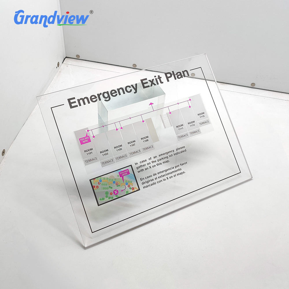 Grandview 2mm 5mm 6mm 9mm 20mm 18mm 2 Inch Thick Clear Uv Printing Cast Acrylic Sheet Price