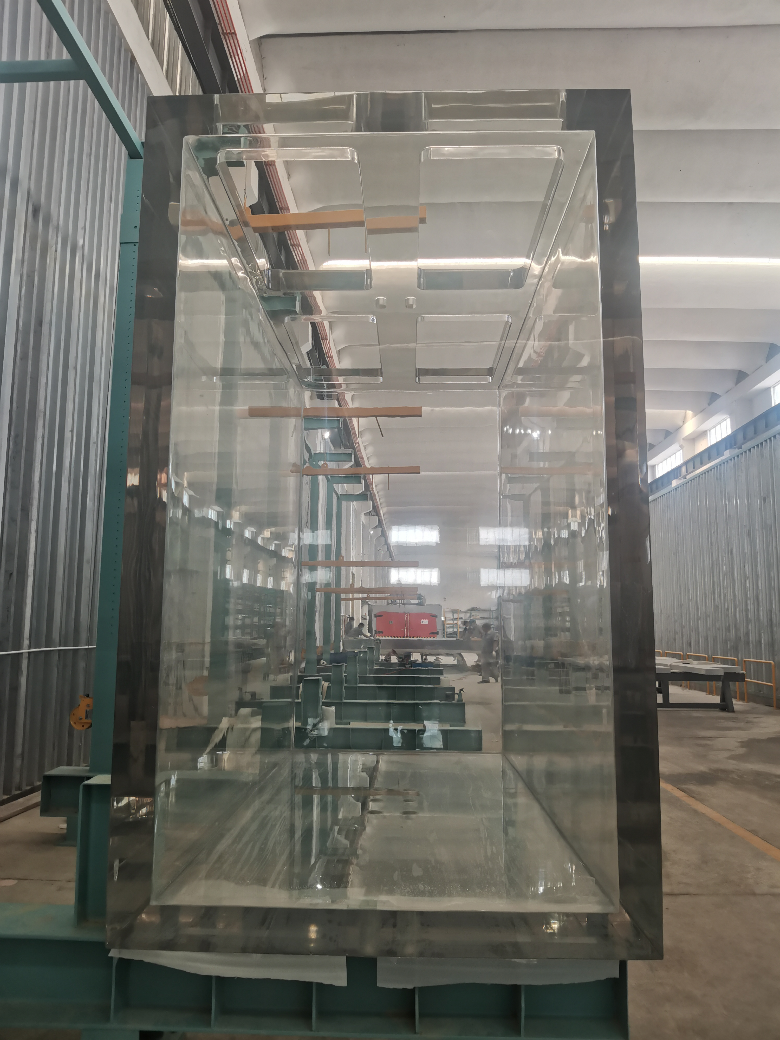 Grandview factory Custom size pmma acrylic fish tanks 1000 gallon 2000 gallon 3000 gallon large aquarium