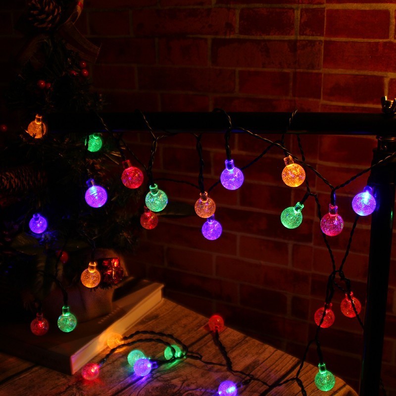 China anhui supplier led flower solar string light Christmas Garland String Decoration Lights