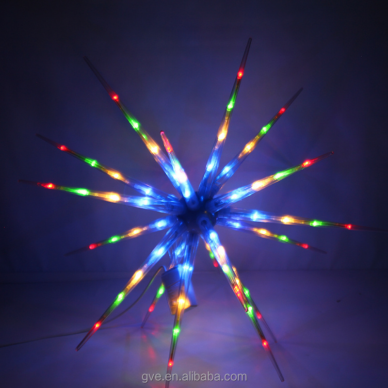 Nice Hot selling christmas indoor and outdoor decoration waterproof blue exploding star led light