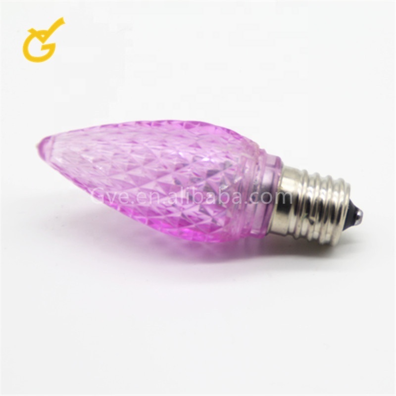 C9 C7 LED Warm White Replacement Christmas Lights  Candle Shape Commercial Grade E17 Socket Christmas  Lights Bulbs