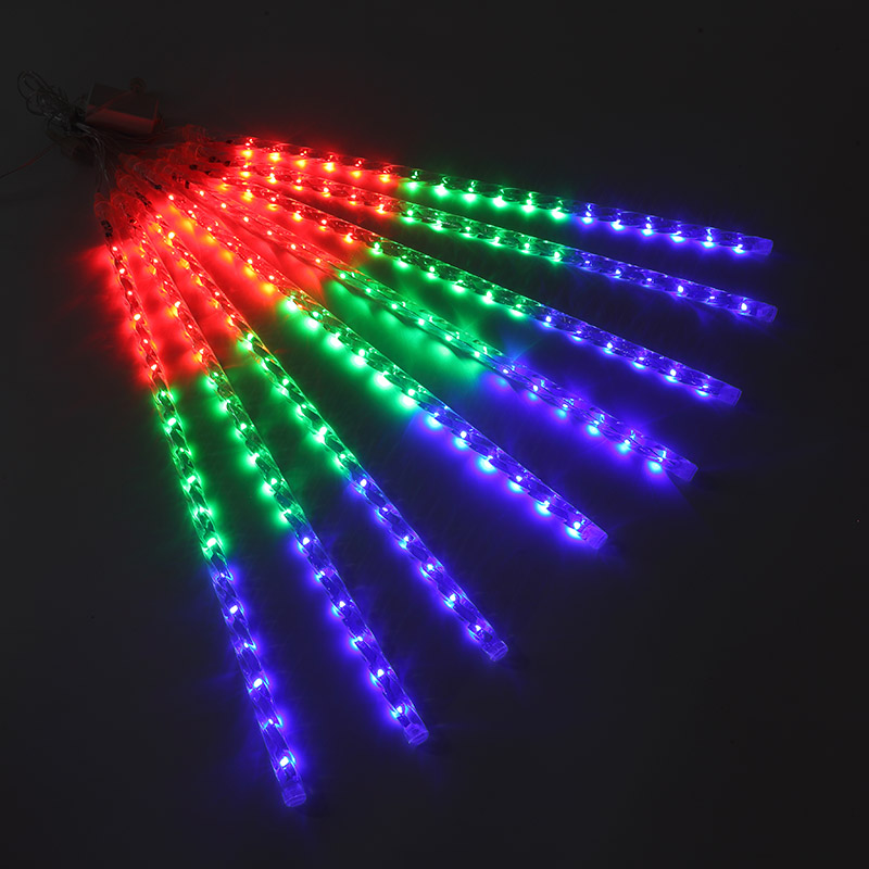 Meteor shower rain falliing tube lights color changing  LED string lights for   party garden paradise holiday decoration