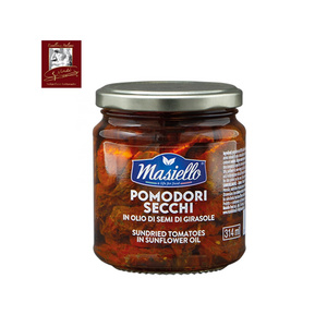 Sundried Tomatoes in Sunflower Oil 314 ml GVERDI Selection Italian Food Condiments Appetizers Made in Italy