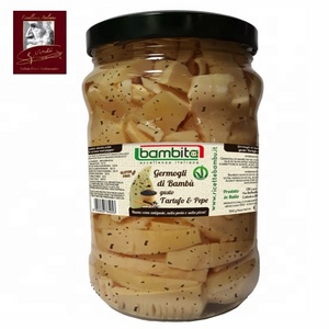 1550 g Bamboo Shoots with Truffle and Pepper canned vegetable GV GVERDI Selection Italian food Made in Italy