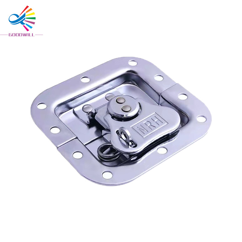 Flight case parts latch lock chrome plating aluminum case butterfly latch accessories