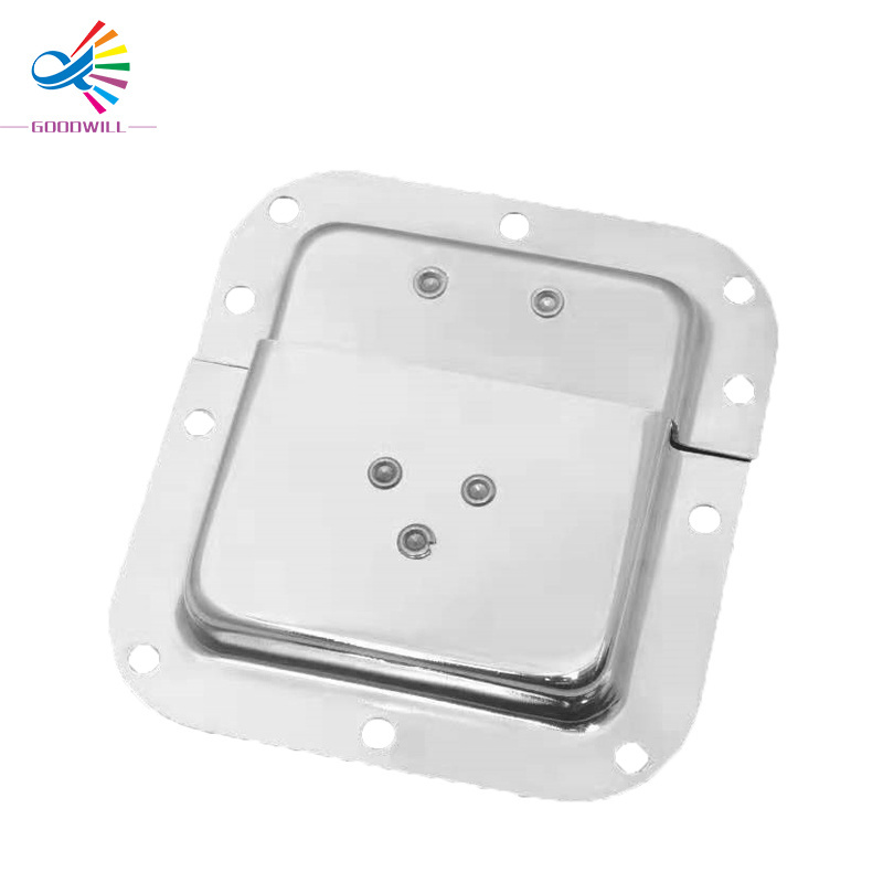 Flight case parts latch lock chrome plating aluminum case butterfly latch accessories