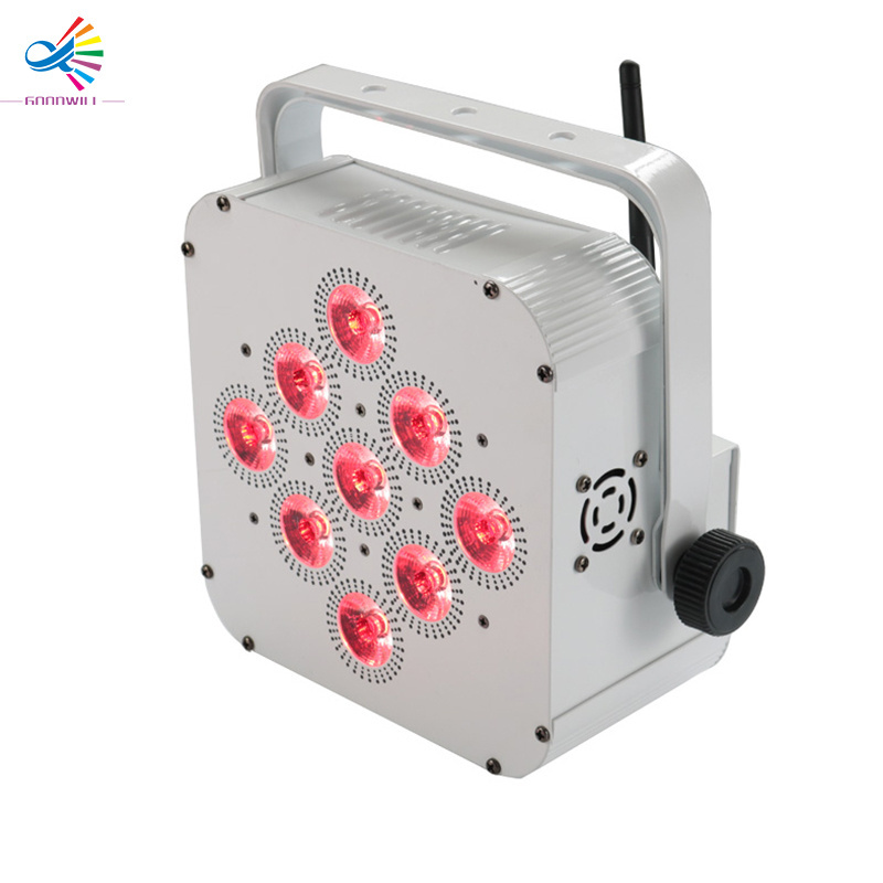 9X6IN1 Battery Led Par Lights Wifi Remote Control Battery Powered Light