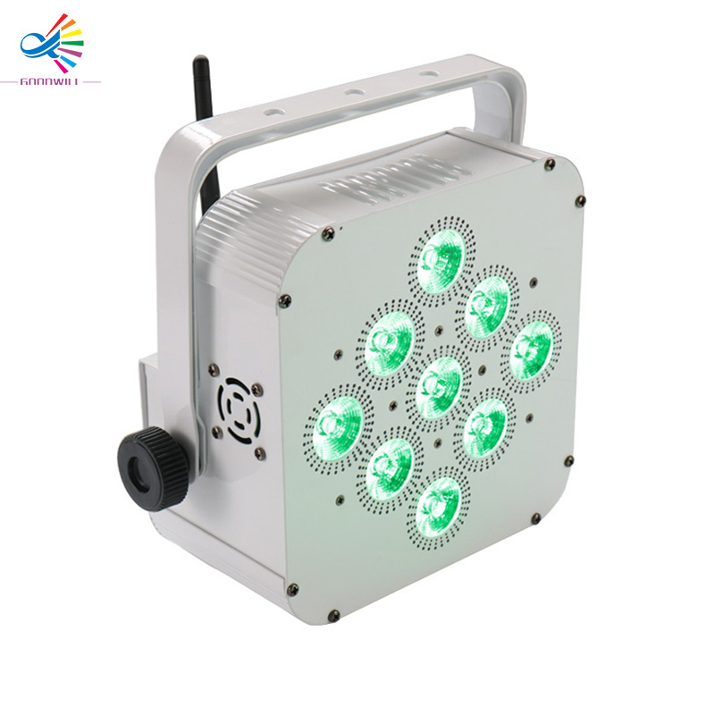 9X6IN1 Battery Led Par Lights Wifi Remote Control Battery Powered Light