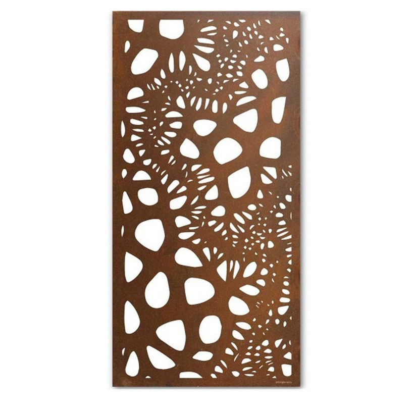 Factory Custom Aluminium Laser Cut Fence Panel Decorative Metal Sheet Screen Panel