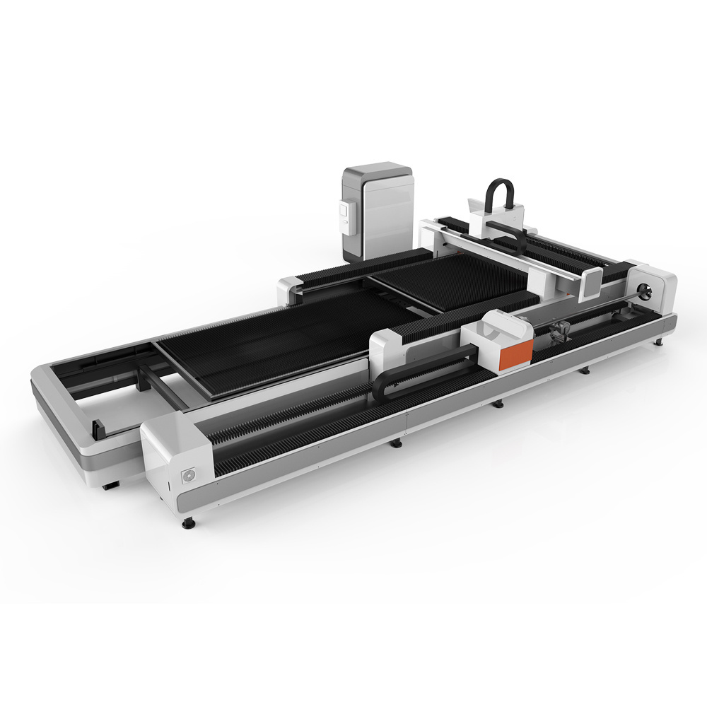 hot sale Gweike LF3015CR cheaper CNC fiber laser cutting machine  with exchange table