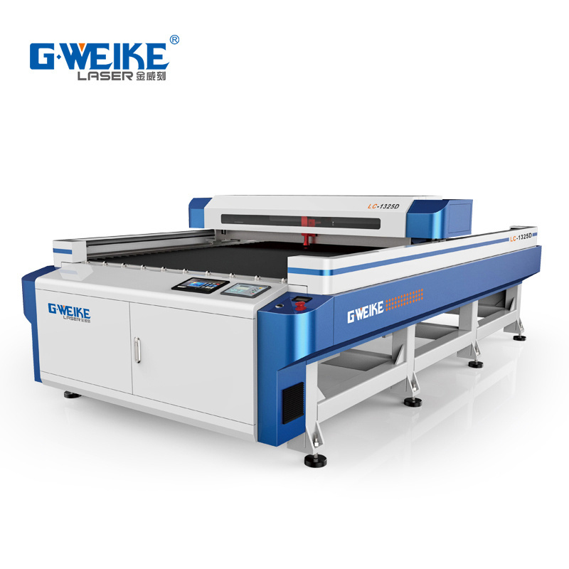 GWEIKE LC1325D 80W 100W 130W 300W CO2 laser cutting machine 1300mm*2500mm Large engraving area