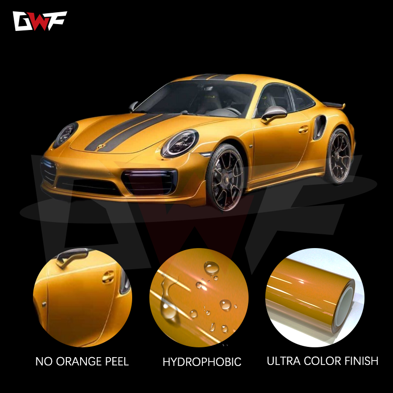 10 years warranty hyper gloss tpu color ppf film self healing no yellow peel metallic red color tpu ppf colored car wrap