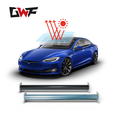 GWF 2Ply No Glue Residue Anti UV Windshield Solar Window Film Nano Ceramic Heat Resistant Car Window Tint Film for Car Window