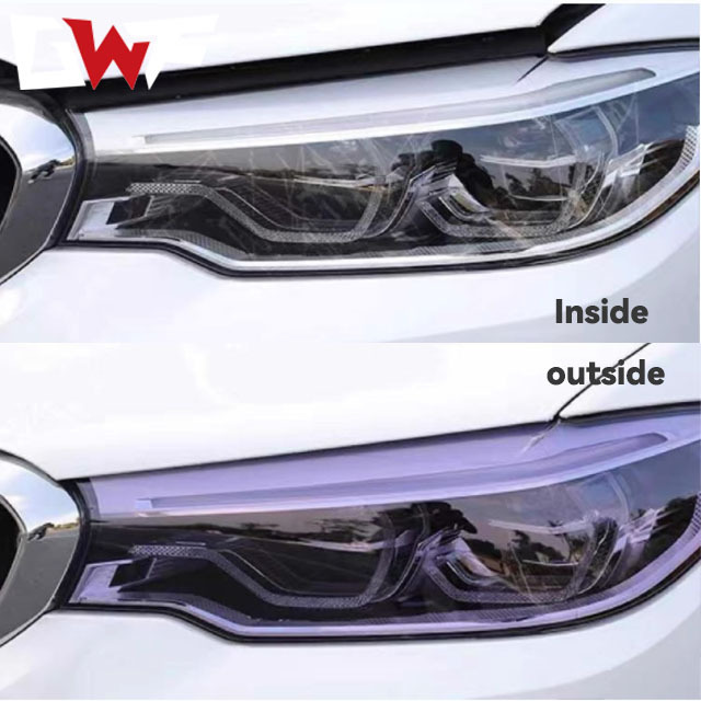 GWF Manufactures Photochromic Tpu TPH Car Headlight ppf Film Color Change Grey Protection Headlight Tint Film