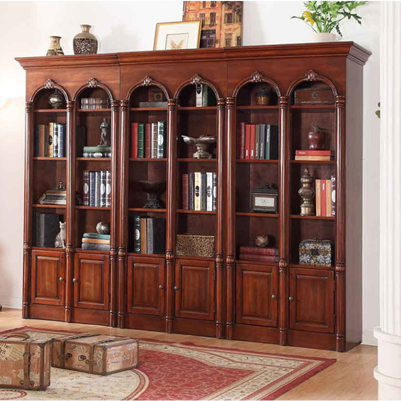 Goodwin Latest Design Factory Price Solid Wood Studying Room Furniture Studying Room Bookcase Bookshelf GMS51