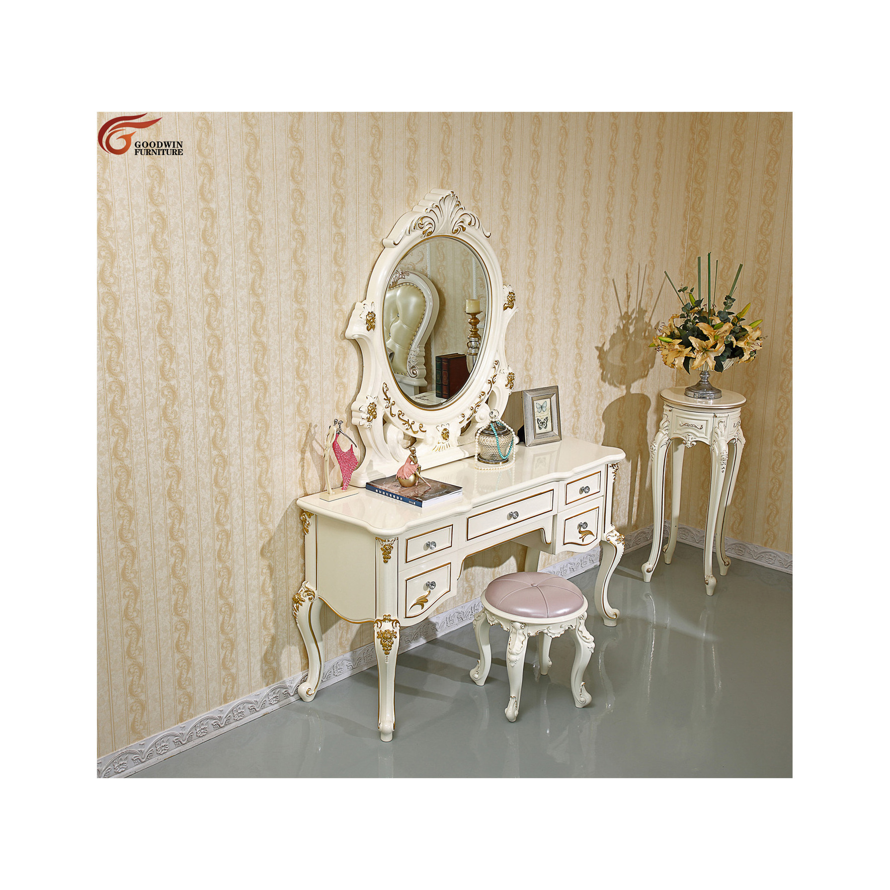 Goodwin Factory Price  Classic Style Wooden Bedroom Accessories Bedroom Furniture Bedroom Dresser GD25