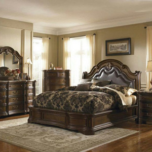 Classic King Size Bedroom Set European Style Hot Sell Royal Luxury Bedroom Furniture 5070