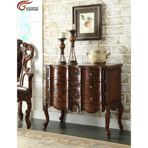 Goodwin Latest Design Classic Antique Style Dining Room Furniture Sideboard Dining Side Cabinet GGM373-374