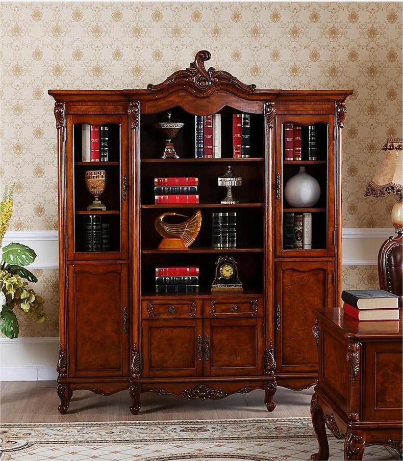 Goodwin Latest Design Factory Price Solid Wood Studying Room Furniture Studying Room Bookcase Bookshelf GMS51