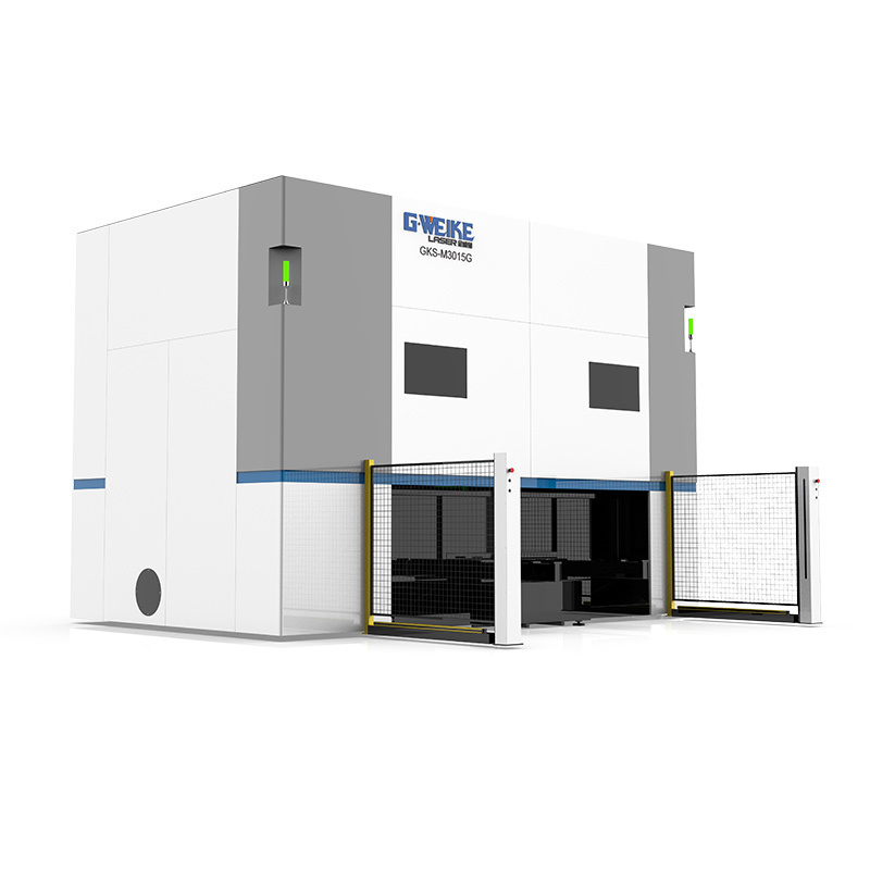 High Tech Price Gweike GKS-M3015G Metal Sheet 3015 Optical  fiber laser cutting machine