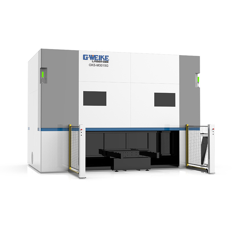 High Tech Price Gweike GKS-M3015G Metal Sheet 3015 Optical  fiber laser cutting machine