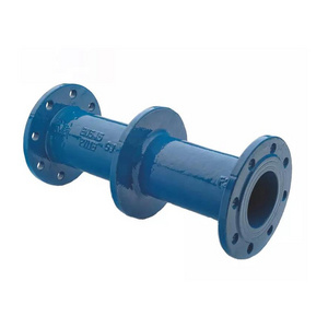 High Quality Ductile Iron Pipes  Fitting Double Flange With Puddle Flange Pipes for water