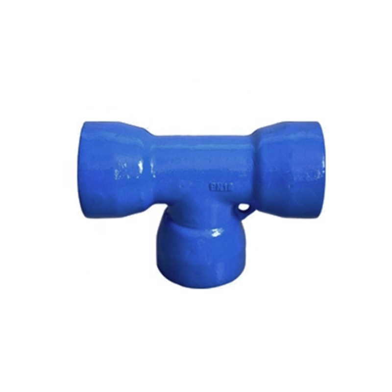 ISO2531 EN545 Fusion Bonded Epoxy Coating Ductile Iron Pipe Fitting All Socket Tee for DI Pipe