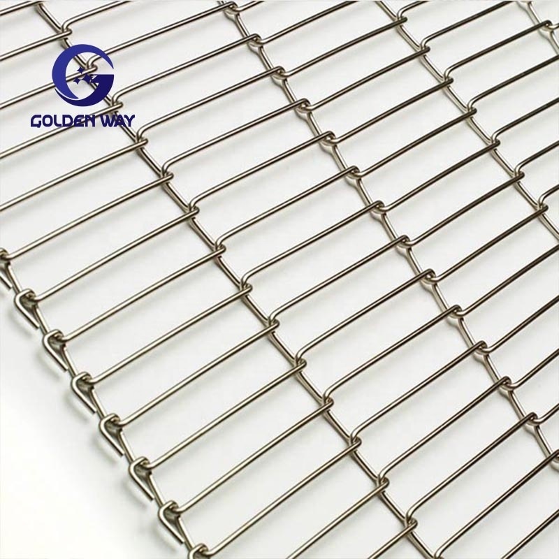 Food Grade High Quality Stainless Steel Metal Mesh Conveyor Belt For Bakery Cooling