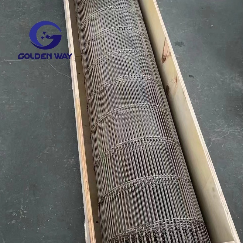 Food Grade High Quality Stainless Steel Metal Mesh Conveyor Belt For Bakery Cooling