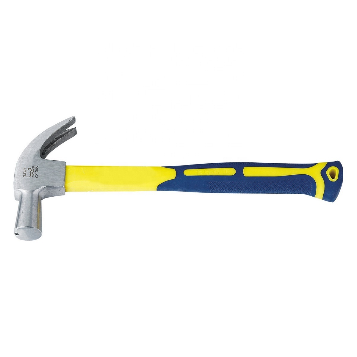 Claw hammer with fiber handle/steel handle/wooden handle