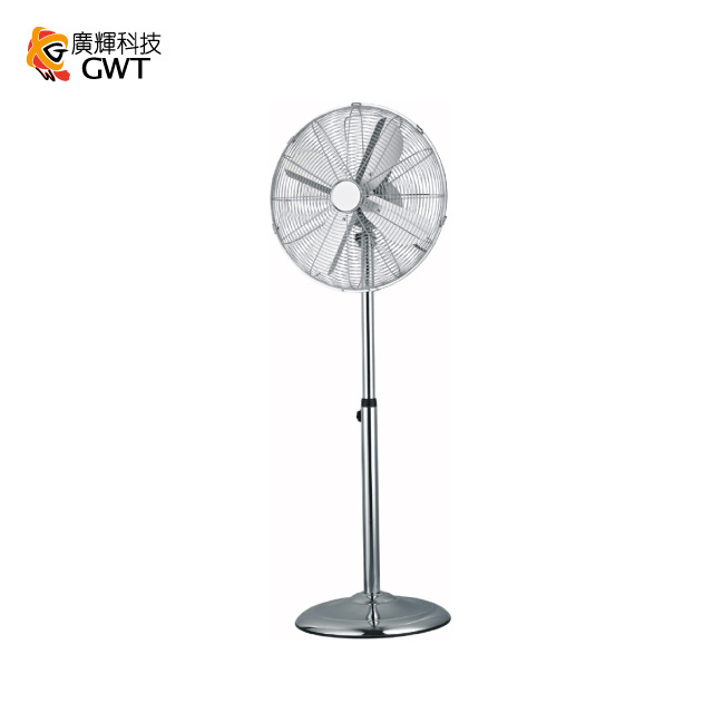 16 Inch Antique Classic Metal Stand Fan Chrome ventilador retro fan CE