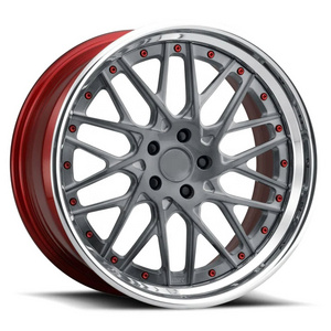 GVICHN Brand One to one custom forged alloy wheels 18 19 20 21 22 23 24 inch forged car wheel 3 piece