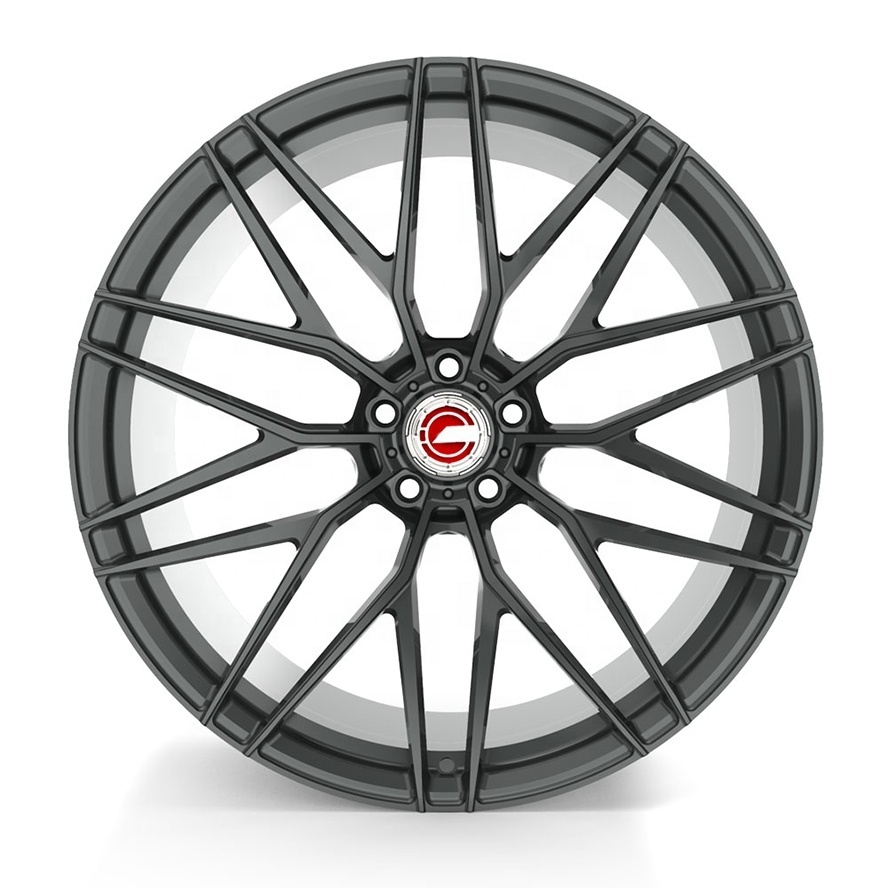 GVICHN Brand 6061-T6 aluminum alloy monoblock forged wheels 21 inch custom car rims for Porsche