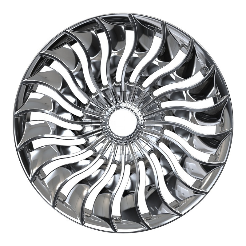 GVICHN Brand custom forged wheels 22 23 24 inch rims polished chrome wheel for Mercedes GLS for Range Rover Bentley LX570