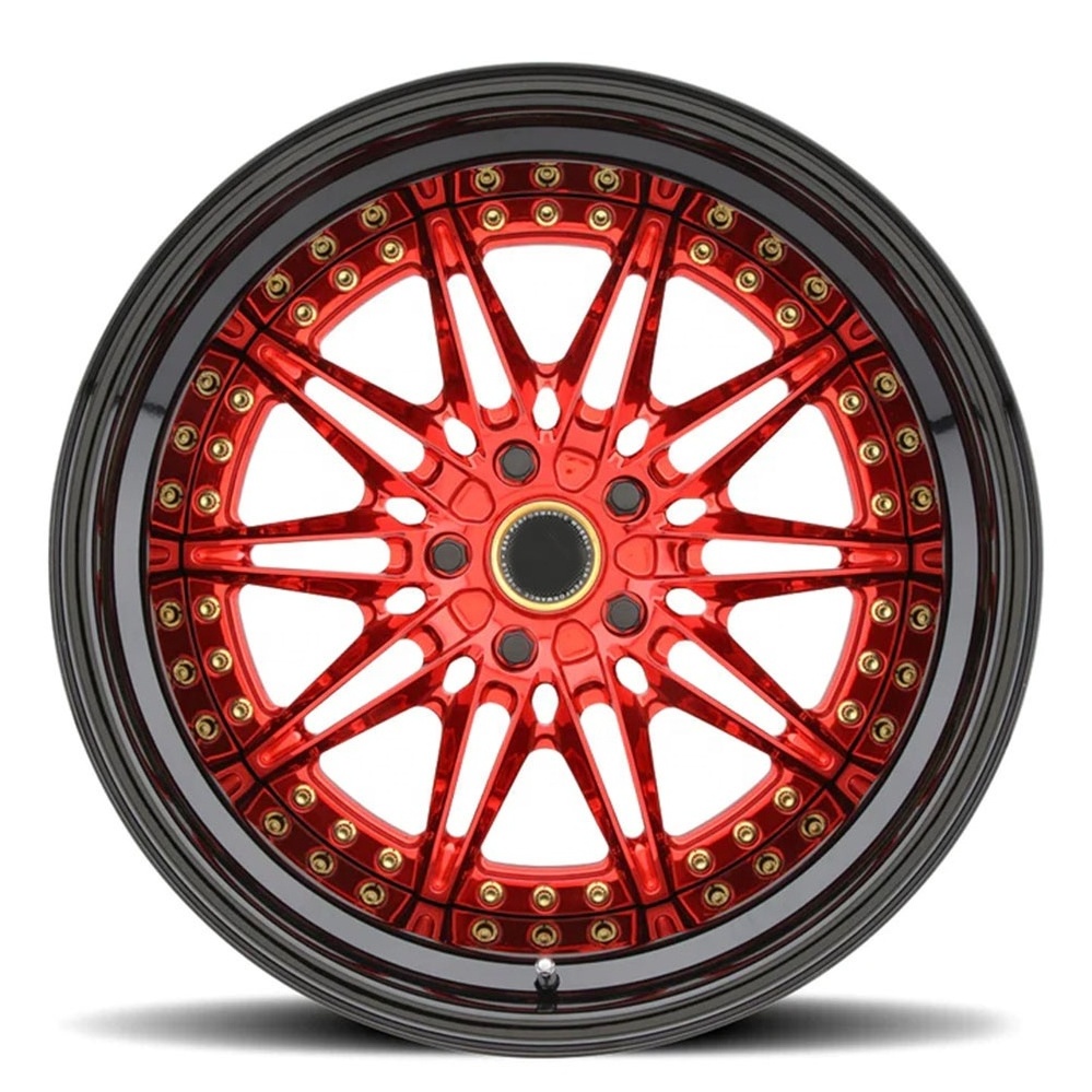 GVICHN Brand Factory direct sales forged alloy wheels 18 19 20 21 22 23 24 inch custom forged wheel 3 piece