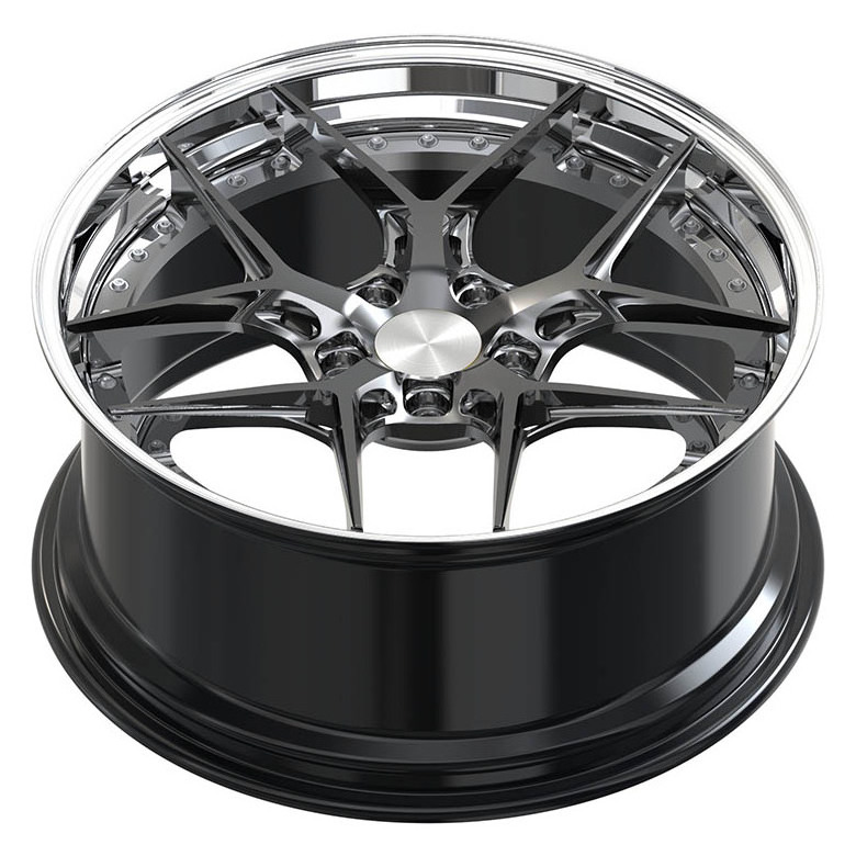 Customized Luxury Monoblock 2 Piece  5 hole  20 inch  Forged Alloy Wheels For High End Racing Cars Wheel