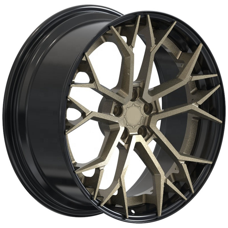 GVICHN Brand 2 piece custom wheel 6061-T6 Aluminum Forged Car Rim Forged alloy Wheel 22 5x120