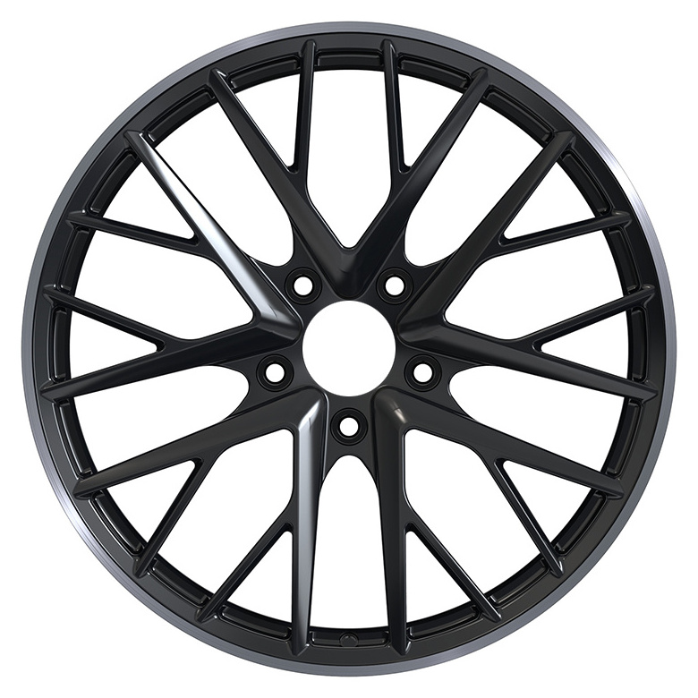 Custom forged high quality wheels  aluminium alloy    Forgiato wheel  passenger car  20 21 inch  5*130  black&red wheel