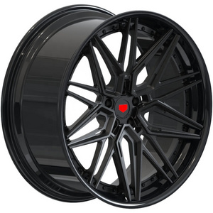 hot sell black 19 inch car alloy wheels 5x112 forged car wheels for BMW