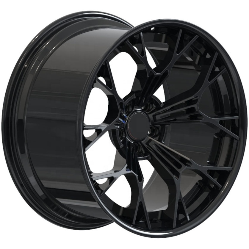 hot sell black 19 inch car alloy wheels 5x112 forged car wheels for BMW