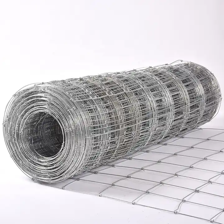 High Grade New Design Fixed Knot Woven Wire Field Game Fence Galvanized Cattle Sheep Field Deer Farm Fence