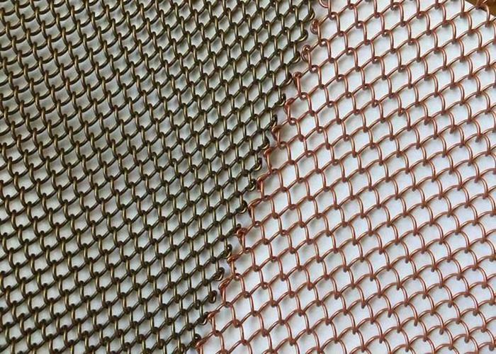 Decorative Aluminum Chain Link Metal Mesh Curtain Decorative Aluminum Metal Mesh Curtain  Chain Drapery Fabric