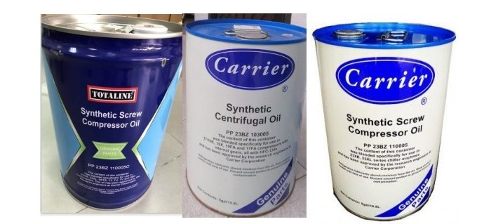 Original Genuine Carrier Synthetic Screw Compressor Oil PP23BZ110005 PP 23BZ 110005C