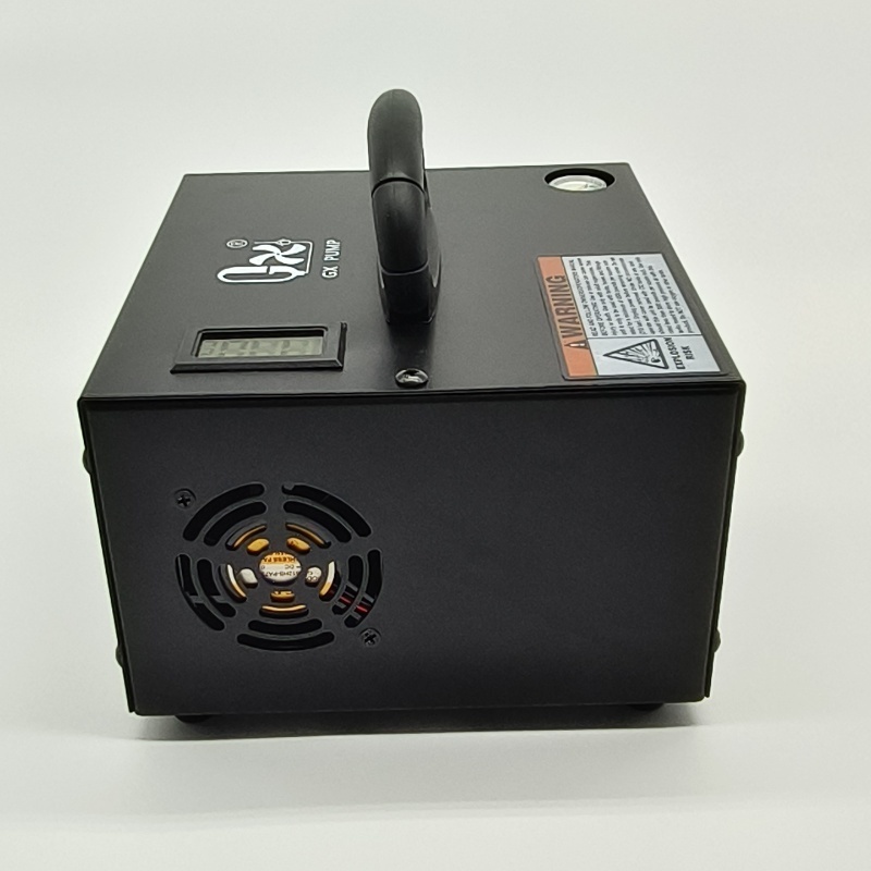 GX-E-CS1 Portable pcp 4500psi 300bar 12v DC or 110v AC with power supply high pressure PCP Compressor Pump for hunting