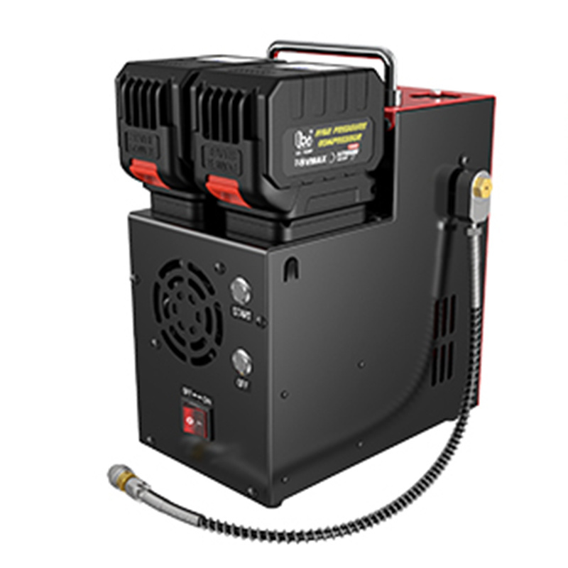 GX GX-E-L3 4500psi 18V/110v/220v  Portable Lithium Battery Compressor for diving for hunting high pressure air compressor