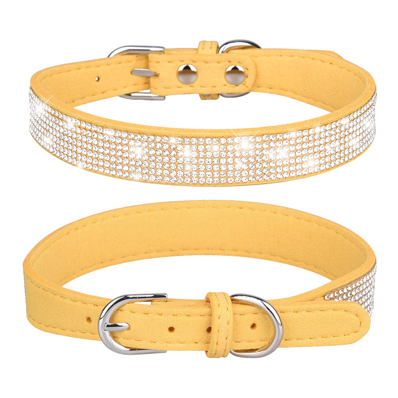 Luxury Dog Harness Leash Pet Collar Elegant Breathable Soft Dog Pet Collar