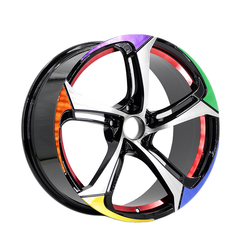 17/18/19  inch 2022 hot sale colourful sport wheels car aluminum alloy  passenger car wheel and rim for Civic Accord Golf