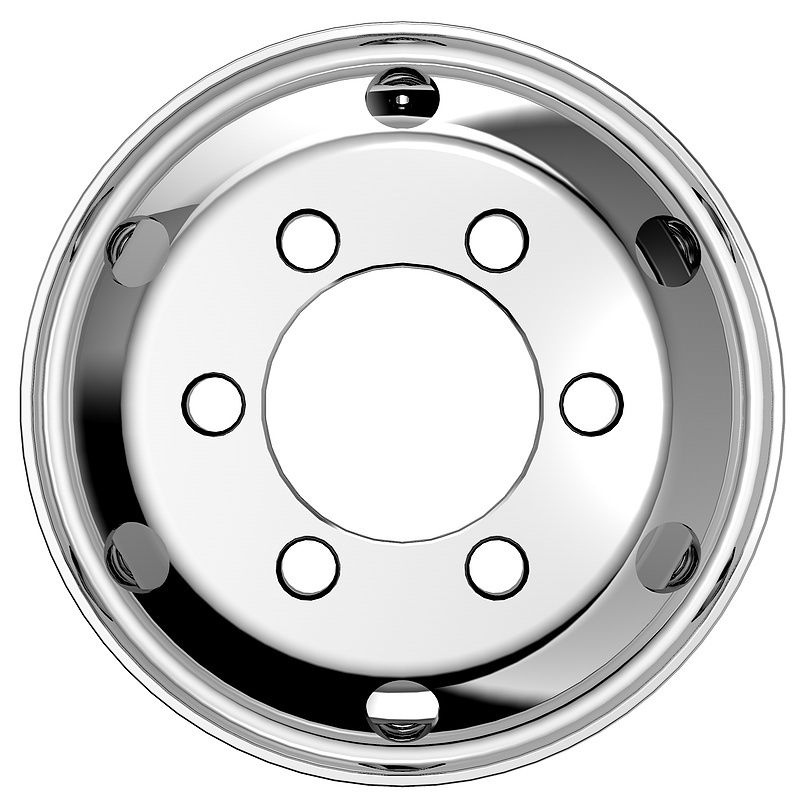 17.5*6.0  6 holes  commercial truck forged semi aluminum wheel for truck