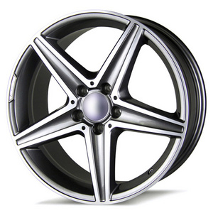 17/18/19/21/22 inch  aluminum chrome star sport car wheels 5 holes auto casting custom deep dish alloy  17x7.5 rims