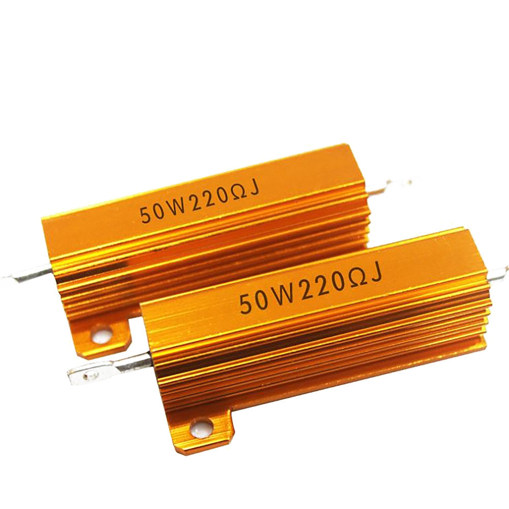 ZBW 300W 100W 10 Ohms 500 Watt Gold Aluminum Shell Resistor Rx24,150W Resistor 1Ohm 500W,50 Ohm 500W Resistor